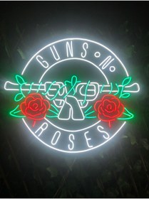 Resim En Güzel Günde GUNS'N ROSES NEON 80*80 CM 