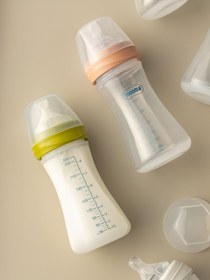 Resim Mooma Biberon 250 Ml 6-18 Ay Orta Akış - Pembe - Pembe / Standart 