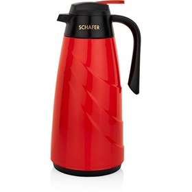 Resim Schafer Kitchenhouse Mimoza 1.5 L Kırmızı Cam Termos 