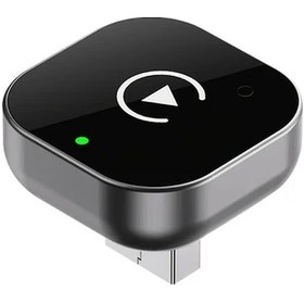Resim Dashanshop Mini Wireless Carplay Android Adaptör Black 2si 1 Arada Kablosuz Oynat Ve Kullan Usb Usb-c Arabada Akıllı Çözüm 
