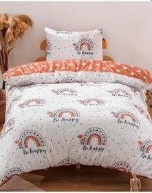 Resim Be Happy Çift Taraflı Çocuk Nevresim Takımı 160x220 cm 
