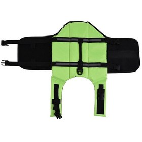 Resim Mufunye Köpek Yüzme Kurtarma Ceketi, Reflektif Fonksiyonlu, Köpük Ve Poliester Malzeme, Yeşil/yeşil/turuncu Seçenekli, 7 Farklı Beden Xxs-xxl HS615 