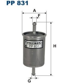 Resim FILTRON PP831 Yakit Filtresi ( Skoda Felicia 1.3-1.6 95-01) 004312114 818513 (WA118357) 