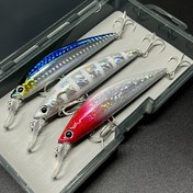 Resim 3 Adet Premium Balıkçılık Yemleri Bass & Perch İçin - Gerçekçi Bionik Yemler, Dayanıklı ABS Malzeme, Tatlısu & Tuzlu Su Balıkçılığı İçin İdeal 