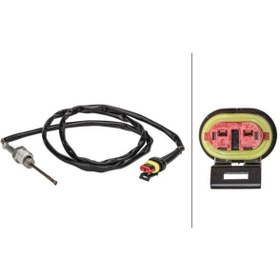 Resim Hella EGZOZ SICAKLIK SENSORU 1000MM-2 KUTUPLU-DAF 