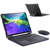 Resim Dux Ducis iPad Uyumlu 11 Pro 10.9 Kablosuz Bluetooth Klavye Touchpad Kıl (525287475) 