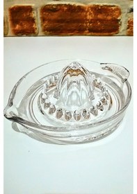 Resim Premium Büyük Boy Cam Limon Sıkacak-narenciye Cıkacağı- 20 Cm X 15 Cm X 7 Cm Şeffaf 