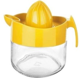 Resim 300ML Cam Hazneli Pratik Limon Narenciye Sıkacağı KC-405 