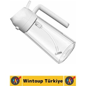 Resim Ergonomik Sızdırmaz Tasarım Yağ Dökme Püskürtme Çift Modlu Özel Başlıklı Cam Yağdanlık 550 Ml 