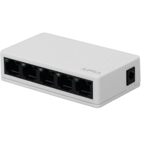 Resim MPIA 5 Port 10/100mbps Tak Ve Kullan Enerji Tasarruflu Switch 