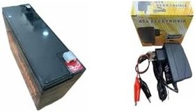 Resim Pilsan Fortune Için Uyumlu 6v 12ah - 6 Volt 12 Amper 6 Volt Akü + Şarj Şarz Cihazı Adaptör 
