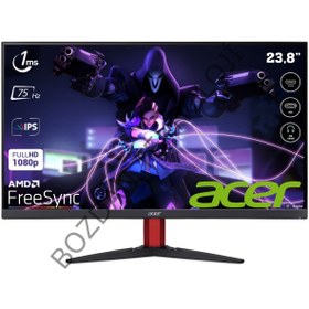 Resim Acer KG242Y 23.8'' 75Hz 1ms (HDMI+VGA) FreeSync Full HD IPS LED Monitör UM.QX2EE.012 