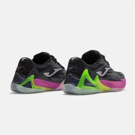 Resim Joma Topls2601om Open Lady Toprak Kort Tenis & Padel Kadın Ayakkabısı - Siyah/yeşil 