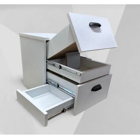 Resim Ömür hobi Gizli çekmeceli komodin 