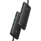 Resim Baseus 4in1 USB Çoğaltıcı 4 Portlu USB To USB 3.0 Hub Adaptör Çoklayıcı 25CM 5gbps Iletim 