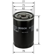 Resim Bosch 0986627598 Yağ Filtresi Corolla Uyumlu 1.6-1.8 76-88 1.4 04 Aurıs 