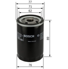 Resim Bosch 0986627598 Yağ Filtresi Corolla Uyumlu 1.6-1.8 76-88 1.4 04 Aurıs 