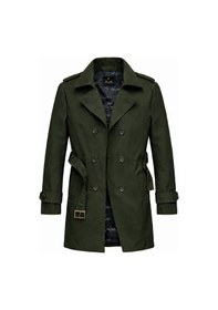 Resim Alaska The Last Frontier Regular Fit Su Geçirmez Soğuğa Dayanıklı Trençkot Haki 