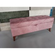 Resim YUSE MOBİLYA VE AKSESUAR Yatak Ucu Puf 120 X 40 X 45 