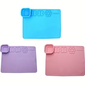 Resim Silikon Sanat Matı Yeniden Kullanım İçin - Yağ, Akrilik ve Su Temizleme İçin Yıkanabilir Bir Yüzey, Sanatçılar İçin Kaymaz Bir Araç 