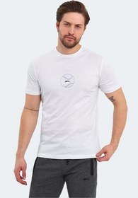 Resim Slazenger PASSAGE Erkek Tişört Beyaz 