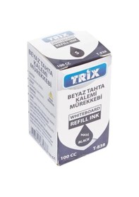 Resim Kayakirtasiye Trix T-838 Siyah Tahta Kalem Mürekkebi 100 Cc 