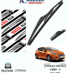 Resim Nıssan Micra 2017 Araca Özel Arka Silecek Silbak 230mm Sp9ar 