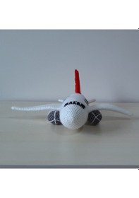 Resim Amigurumi Uçak Örgü Oyuncak 