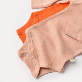 Resim BabyCosy Uzun Kollu Çıtçıtlı Kışlık 2li Bebek Atlet Zıbın 