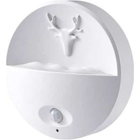 Resim Willowhaven Şarj Edilebilir Led Gece Lambası - Aromaterapili Beyaz Duvar Aydınlatması Beyaz 