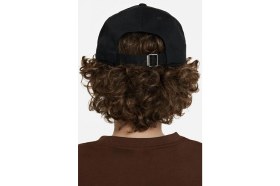 Resim Nike Club Kids Cap Black Çocuk Nakış Swoosh Şapka Siyah 