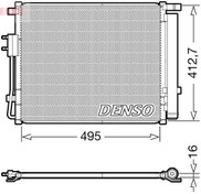 Resim DENSO DCN41012 | Klima Radyatörü (Kondenser) 13-Santa Fe 2.0-2.0Crdi *D4hb-D4ha* 