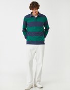 Resim Polo Yaka Sweatshirt Regular Fit 