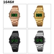 Resim Sones Skmeı 9231 Erkek Harita Desenli Takvim Kronometre Paslanmaz Çelik Kayışlı Kuvars Saat Mavi 