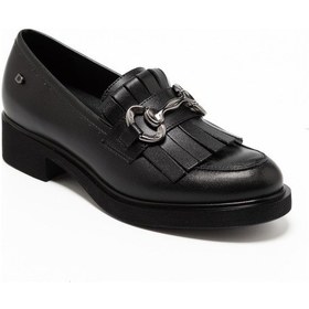 Resim Vernice Nero Oxford Klasik Kadın 844859ds Donna Serena 4859 Vernıce Nero Siyah 