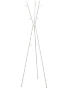 Resim Ayaklı Vestiyer-askılık Meridyendukkan Beyaz Renk, 169 Cm Metal Açık Elbise Askılığı 