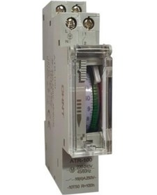 Resim Atr-100 Analog Mekanik Zaman Saati Dikey Kadran Günlük 15 Dakika 1 Tırnak 100 Saat Rezervli 24 Saat 1 Na Kontaklı 