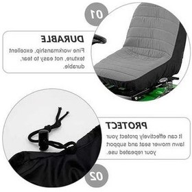 Resim Novahub 15 İnç Tarım Aracı Çim Biçme Makinesi Koltuk Toz Kapağı Küçük Boyutlu Versiyon Diğer 