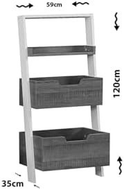 Resim Low Oyuncak Dolabı Montessori Raflı Kitaplık, Ceviz 