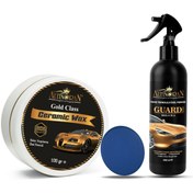 Resim Altınoran Altın oran Seramik Katkılı Wax Cila Krem Cila 100 gr Guard Auto Hızlı Cila 250 ml 