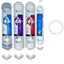 Resim Pemax Water Solutions Kapalı Kasa Su Arıtma Cihazlarına Uygun STD 4'lü Mineralli Tatlandırıcı Set 