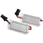 Resim Yaozixa Jaguar Xf X250 2007-2015 Xj X351 2009-2016 Led Plaka Lambası, 3528 Smd 18 Led, Beyaz Işık 6000-6500k, 12-30v, Plug & Play 