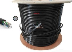 Resim 100 Metre Cat6 Dış Ortam +Plus Internet Kablosu Modem Pc Arası Bilgisayar 100 Metre Dış Ncpline