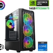 Resim Xaser Thunder X740 i7 14700f 16 GB 1 TB SSD 16 GB RTX5060 Ti Free Dos Masaüstü Oyuncu Bilgisayarı 