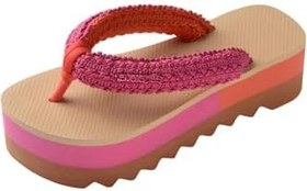 Resim Top High Chunky Boho Rust Kadın Parmak Arası Terlik 