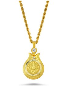 Resim Sembolgold Altın Tuğralı Kolye Lale Tasarım Sg42-T99760 