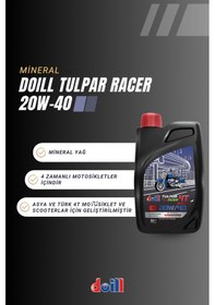Resim Doill Tulpar Racer 20W-40 4T - 4 Zamanlı Motosiklet Yağı 1 L 