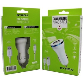 Resim Micro Usb (2.0 Mah) Araç Şarj Cihazı Syrox (Syx-C44) (481718213) 