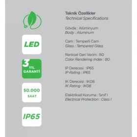 Resim Borsan LED Projektör Gold Serisi 50W (6500K) 