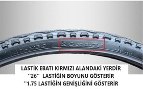 Resim Hsgl Bisiklet 26 mtb Kırmızı çift Kat V Fren 36 D Jant Seti Hazır Akort Yapılı jnt 463 